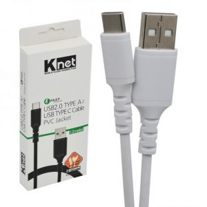کابل تایپ سی فست شارژ K-net K-CUC02012 1.2m